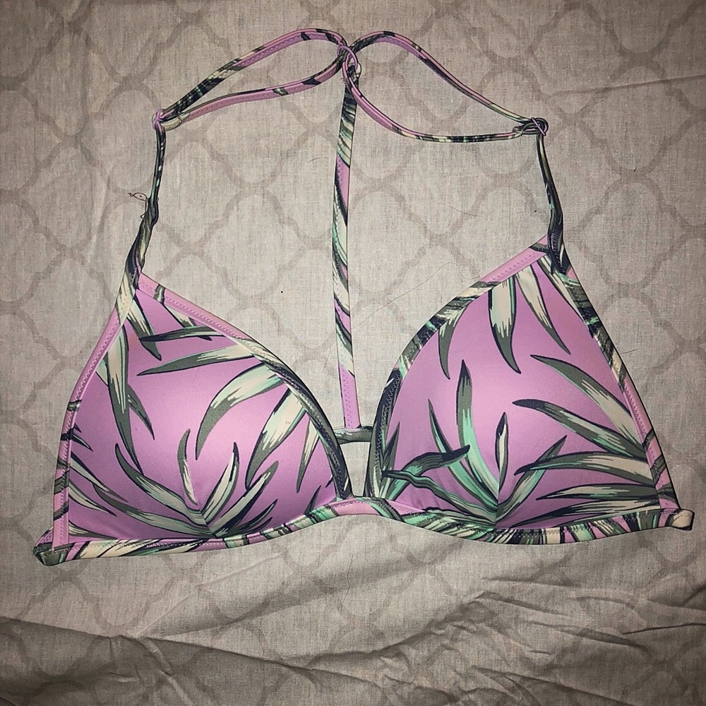 PINK triangle bikini
